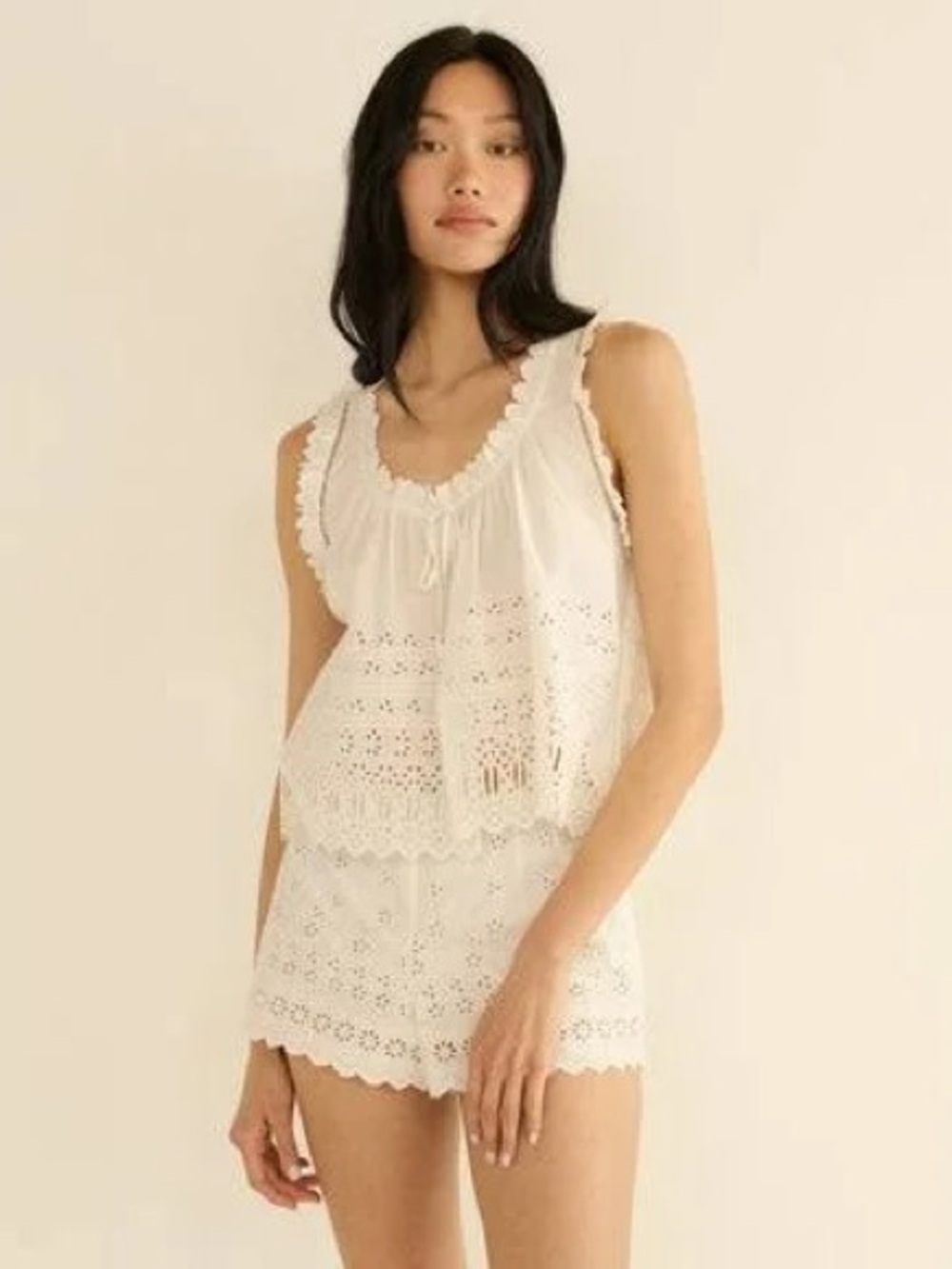 ✨NWT✨ DOEN ✨ Arda Eyelet Organic Cotton Mini Shorts
